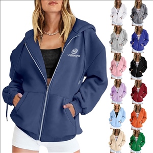Womens Zip Up Hoodies Oversized Sweatshirts